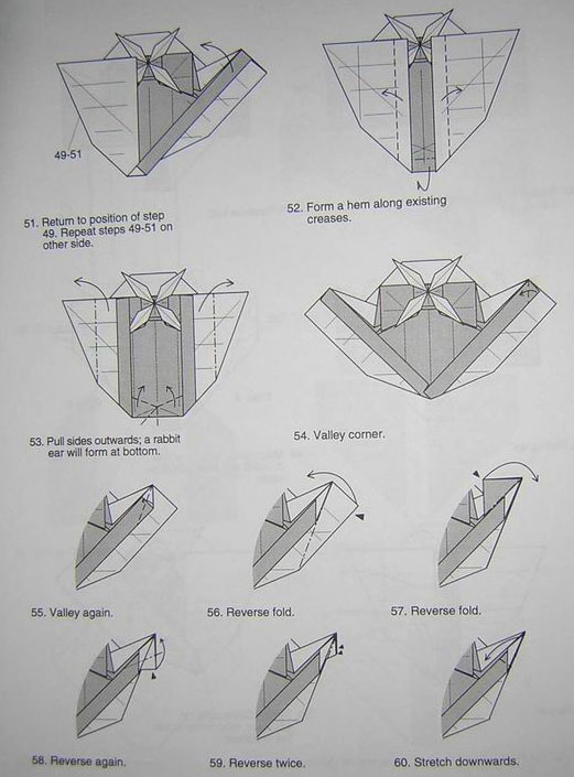 直升飞机折纸图解教程