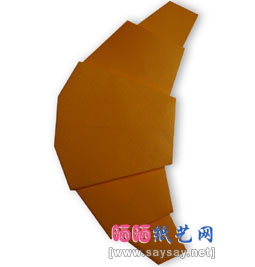 牛角面包折纸图解教程