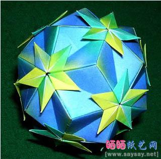 神奇的万花筒折纸欣赏-共三个系列29款