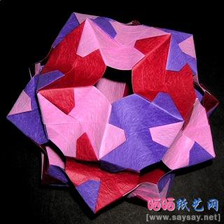 神奇的万花筒折纸欣赏-共三个系列29款
