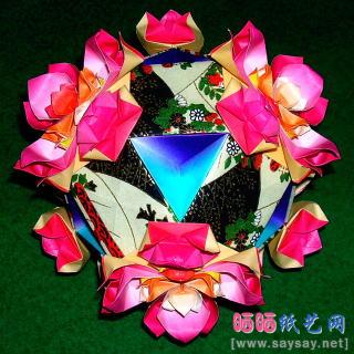 神奇的万花筒折纸欣赏-共三个系列29款