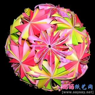 神奇的万花筒折纸欣赏-共三个系列29款