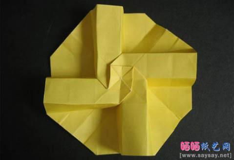 美丽的川崎玫瑰折纸图解教程(超详细)