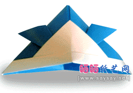 头盔折纸