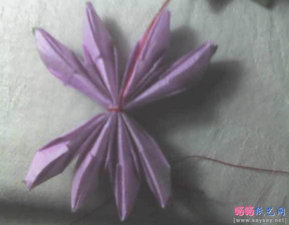 非常漂亮的莲花折纸教程