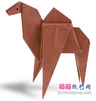 单峰骆驼折纸图解教程