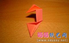 多面体几何折纸教程祥细图解-花球折纸教程