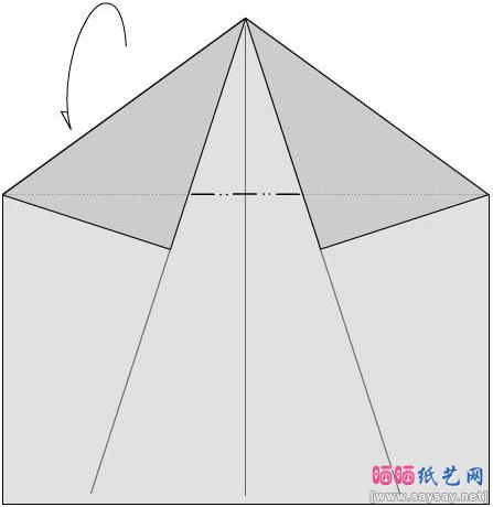 五瓣玫瑰折纸图解教程