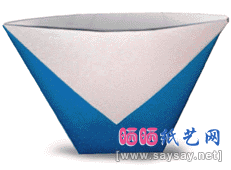 小碗折纸图解教程