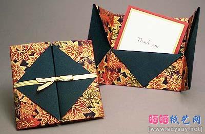 漂亮的卡纸包装折纸欣赏