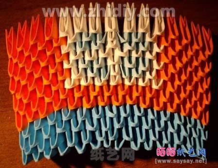 折纸三角插小房子制作教程-三角插折纸