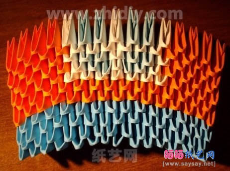 折纸三角插小房子制作教程-三角插折纸