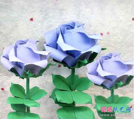 芙荃玫瑰花的折法