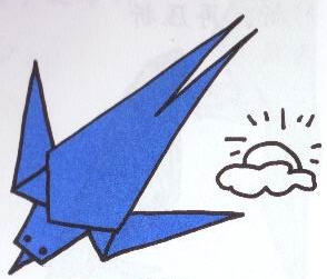 2种燕子的折法-儿童折纸系列
