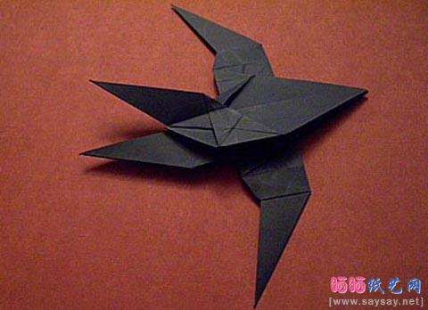 燕子折纸图解教程
