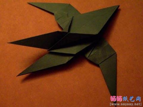 燕子折纸图解教程