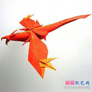 阿凡达灵鸟折纸图解教程-高级教程