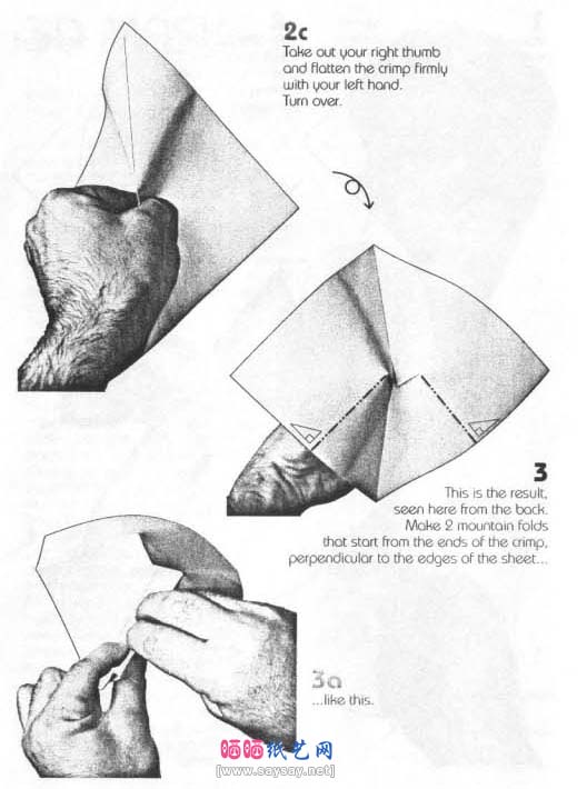 三维面具折纸图解教程