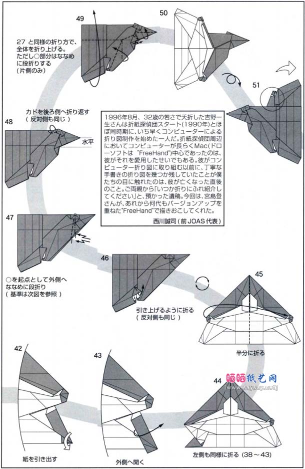 FA-18大黄蜂战斗机折纸图解教程