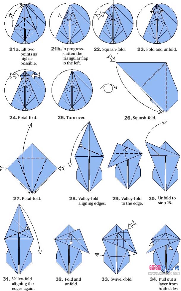 精美蝙蝠折纸图解教程