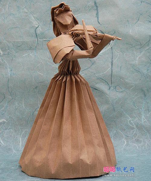 北条高史女小提琴演奏者的折法