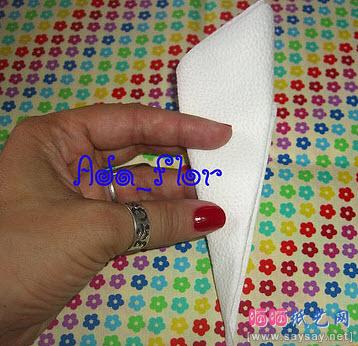 餐巾纸制作作染色小花教程