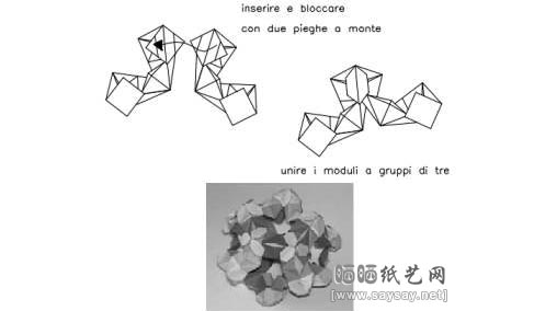 花球手工折纸方法