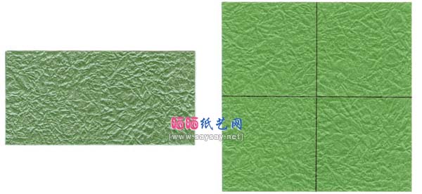 玫瑰花萼折纸图解教程