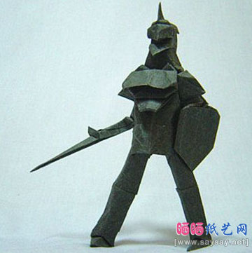 装甲骑士折纸图解教程