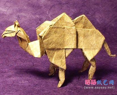 John Montroll双峰骆驼折纸教程