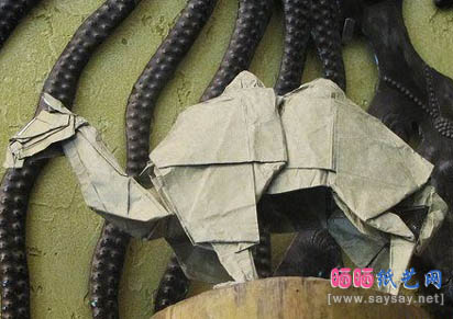 John Montroll双峰骆驼折纸教程