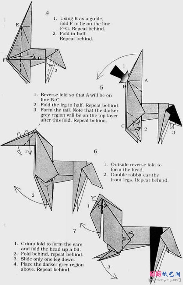 John Montroll马折纸图解教程