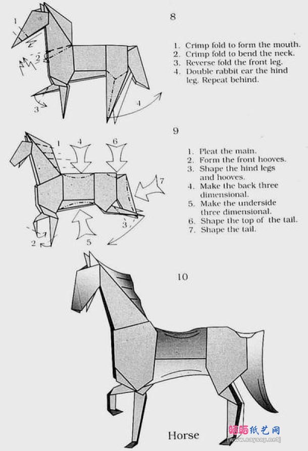 John Montroll马折纸图解教程