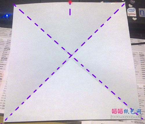 方块猫手工折纸实拍教程