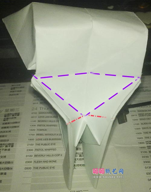 方块猫手工折纸实拍教程