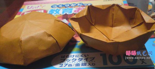 汉堡包折纸实拍教程