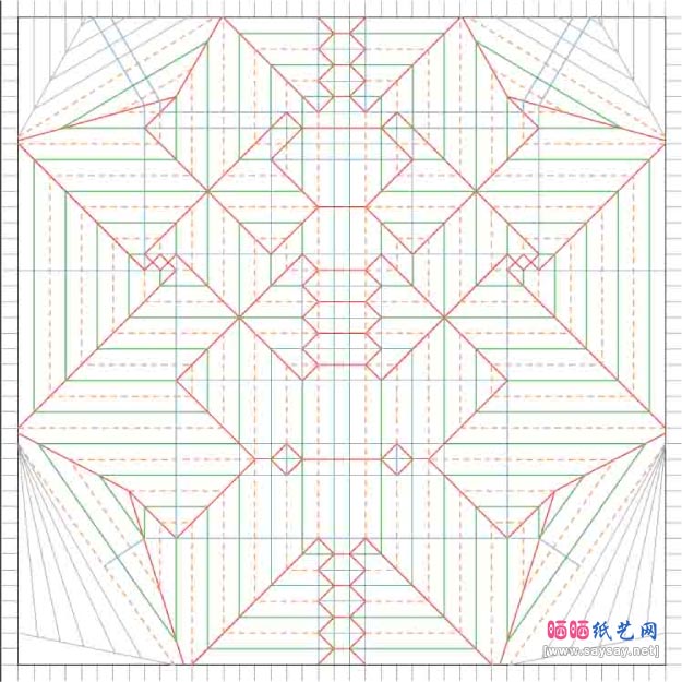 实拍robert j.lang飞行蝈蝈折纸教程