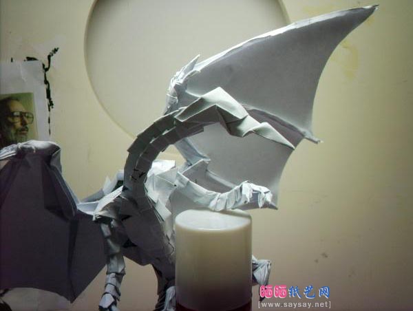 实拍飞龙折纸教程