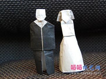 Joseph Wu新郎与新娘折纸教程图解