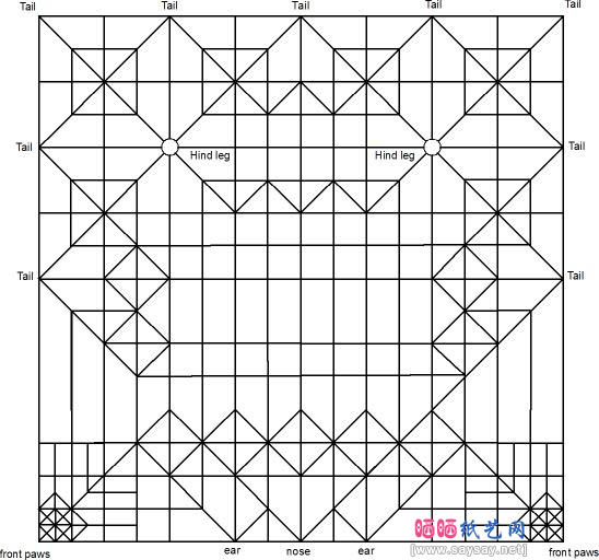 实拍俄国九尾狐折纸（CP聚合）