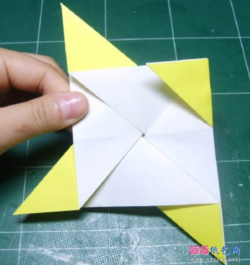 实拍台灯折纸教程图解