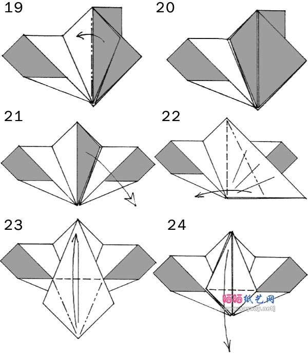 John Szinger龙折纸教程图解