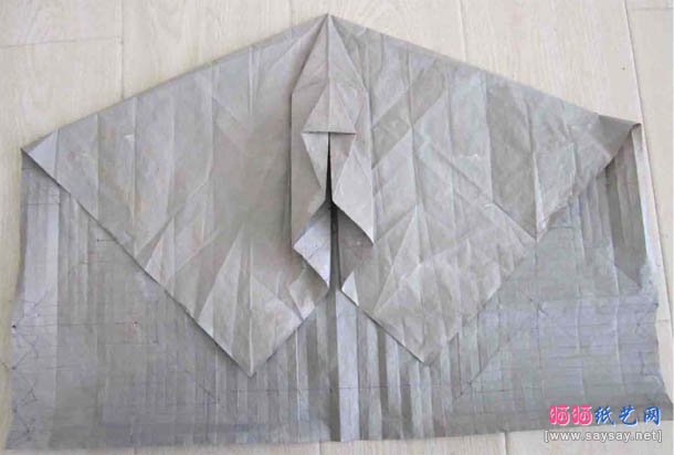 robert j.lang红尾鹰折纸教程（cp聚合实拍）