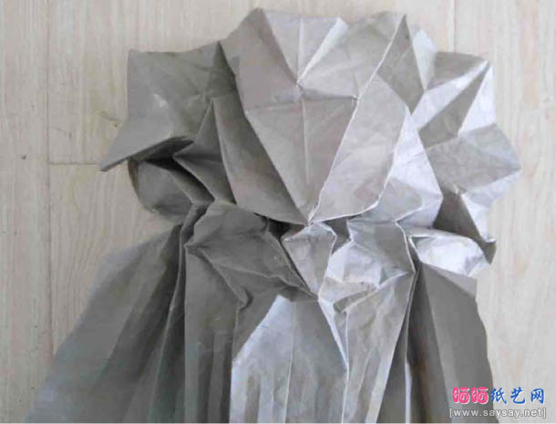 robert j.lang红尾鹰折纸教程（cp聚合实拍）