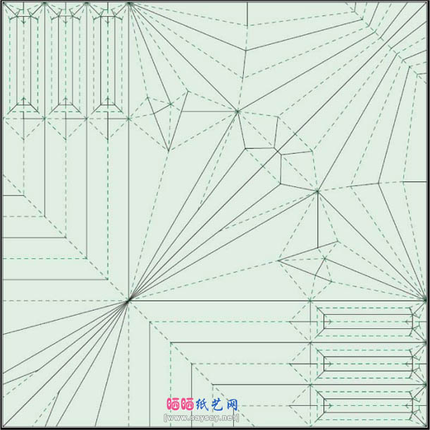 实拍Robert J.Lang coopers鹰手工折纸教程