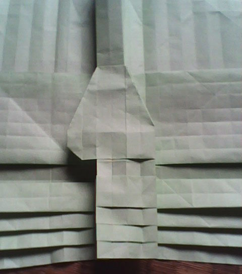 实拍mabona螳螂的折纸教程图解