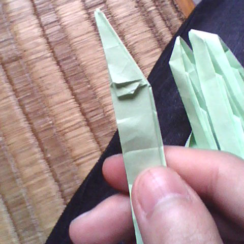 实拍mabona螳螂的折纸教程图解