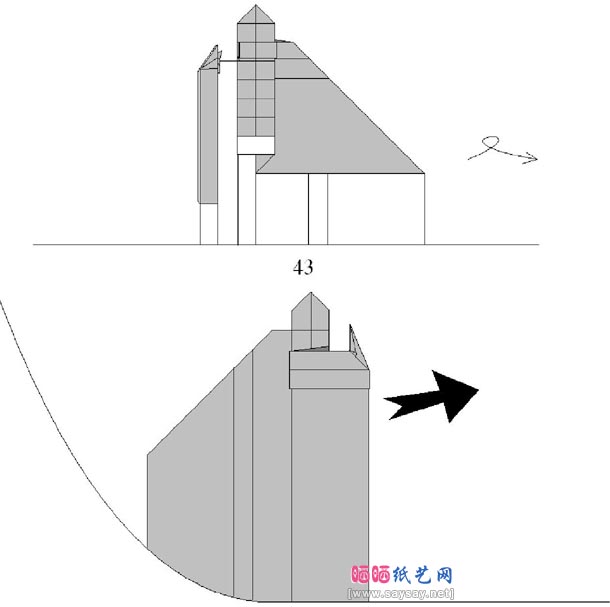 蝙蝠侠手工折纸教程详细图解