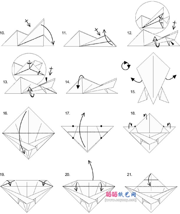 Michael LaFosse蝙蝠折纸图解教程
