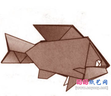 罗伯特鲷鱼折纸教程图解